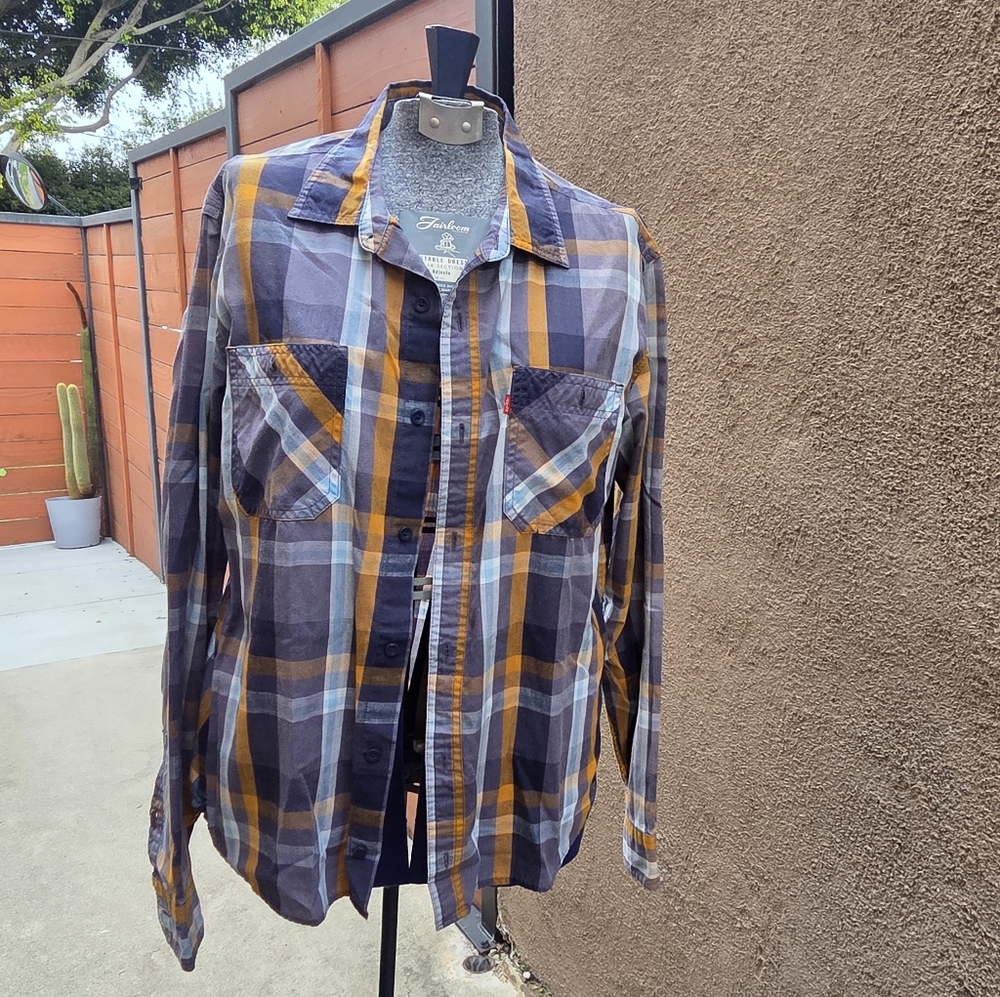 Levi's Multicolor Plaid Men's Shirt